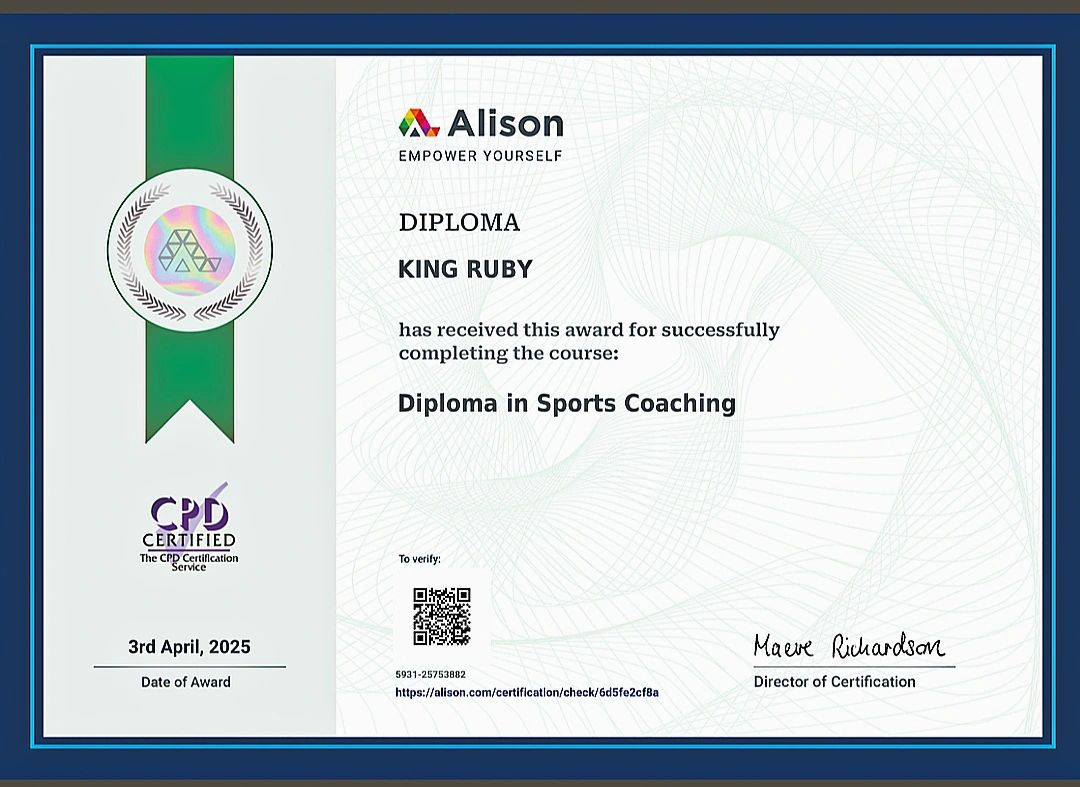 Ruby — Diplome en coaching sportifs