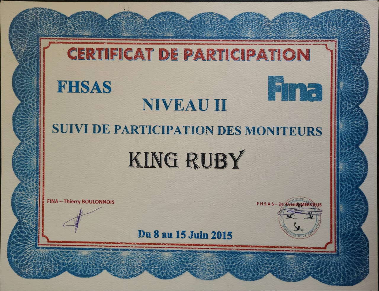 Ruby — Formation Moniteur