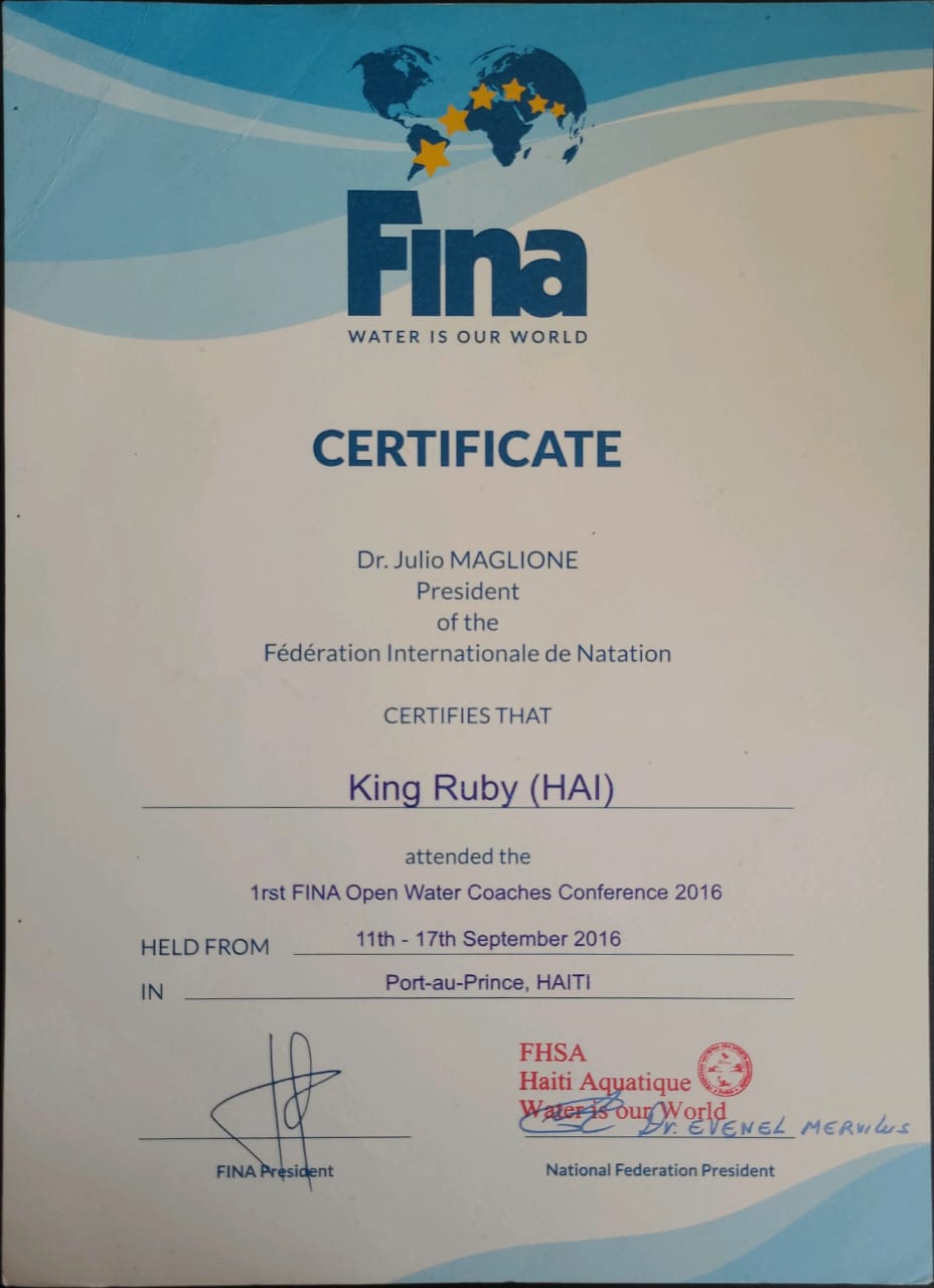 Ruby — Conférence pour entraîneurs en eau libre